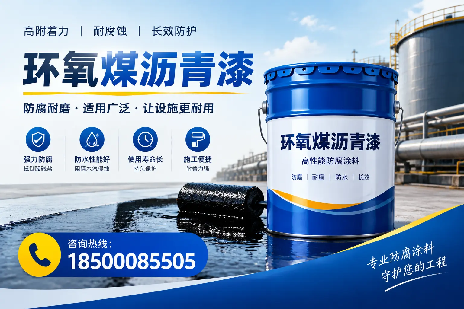 环氧煤沥青漆与其他涂料的对比分析,助力保山企业决策